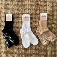 PILABODI EVERYDAY Mid Calf Pilates Grip Socks - ถุงเท้าพิลาทิส บาร์ ฟิตเนส ถุงเท้ากันลื่น แบบยาว