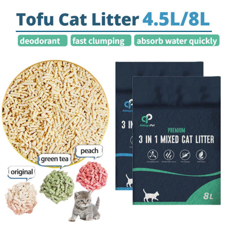 Upgraded Cat Litter 8L Food Grade Plant Tofu Residue Made tofu cat