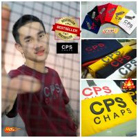 ?ขายดี? CPS CHAPS เสื้อยืดซีพีเอส-แช้ป ป้ายครบ งานปักนูน Cotton100%