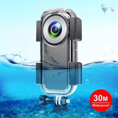 PULUZ เคสดำน้ำ ONE X2 Underwater 30m Waterproof Housing Case For Insta360 ONE X2 เคสกันน้ำ X2