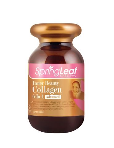 spring-leaf-inner-beauty-collagen-6-in-1-springleaf-collagen-คอลลาเจน-ผิวเด้ง-ขาวใส-วิตามิน-spring-leaf-collagen-อาหารเสริม-grape-seed-evening-primrose-zinc