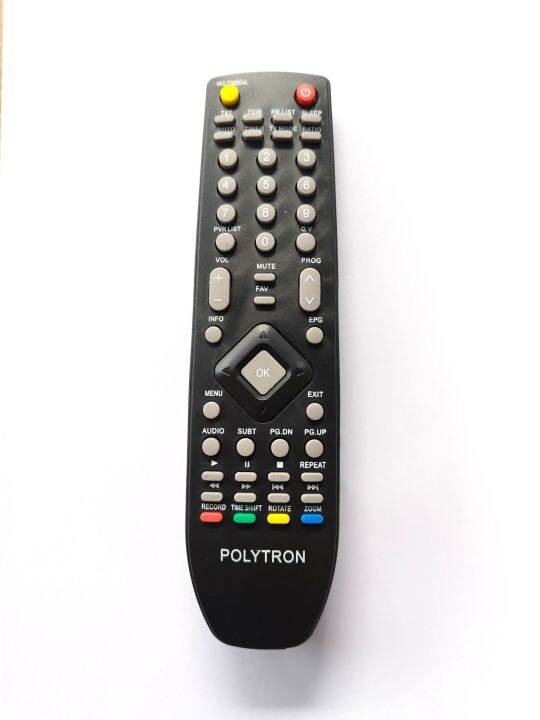 REMOT REMOTE STB POLYTRON PDV 500T2 DVB-T2 SET TOP BOX POLYTRON ...