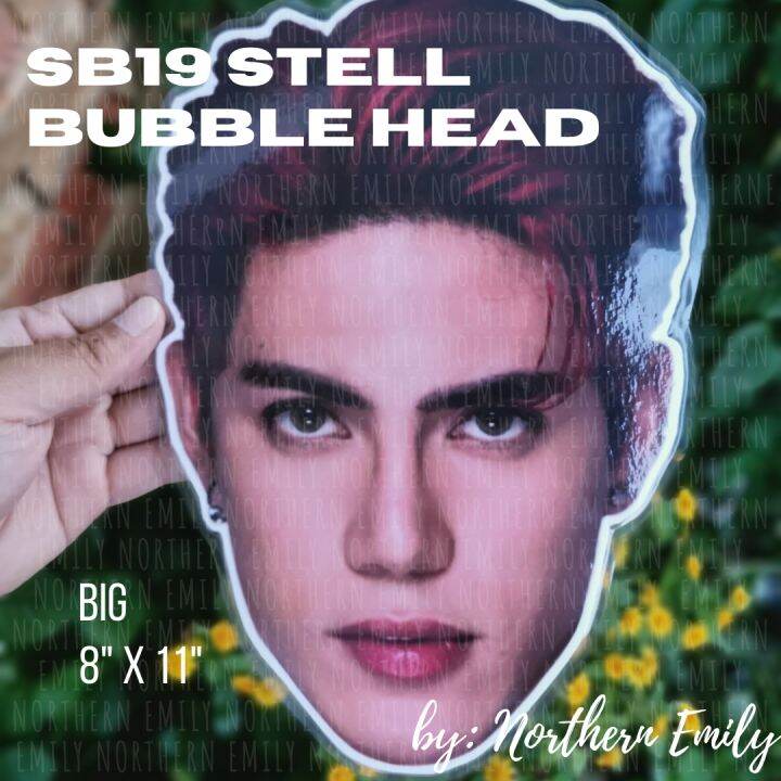 SB19 Stell Photo Bubble Head 1 piece Glossy A'TIN Mahalima SB19 Merch ...