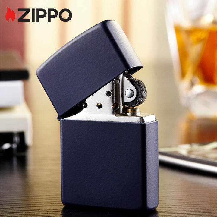 Zippo Navy Blue Matte Windproof Pocket Lighter ｜Zippo 239（ Lighter Without Fuel Inside ) Lazada PH