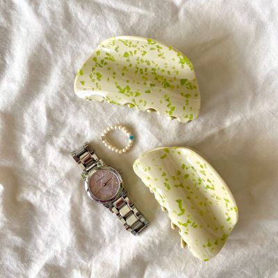 Bobbypin.bkk - Lime freckles claw clip