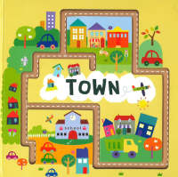 หนังสือบอร์ดบุ๊ค เสริมพัฒนาการ ลากเส้นด้วยนิ้วมือ Town: Trace The Track Book