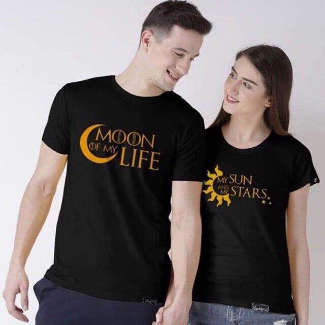 2023 Sun & Moon Couple T-Shirts(Price Per Pair) | Lazada PH