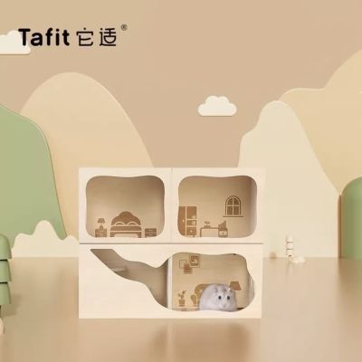 Tafit Hamster บ้านหลบแฮมสเตอร์ บ้านไม้แฮมสเตอร์ สินค้านำเข้าระดับพรีเมียม