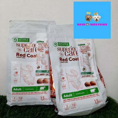 Natures Protection Red Coat - Small Breeds  อาหารสุนัข รสแกะ 1.5 kg