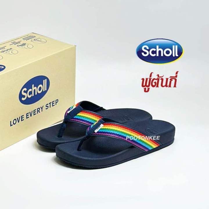 scholl-รองเท้าสกอลล์-รุ่น-river-rainbow-ริเวอร์-เรนไบว์-เทคโนโลยีไบโอปรินท์-bioprint-ของเเท้-พร้อมส่ง