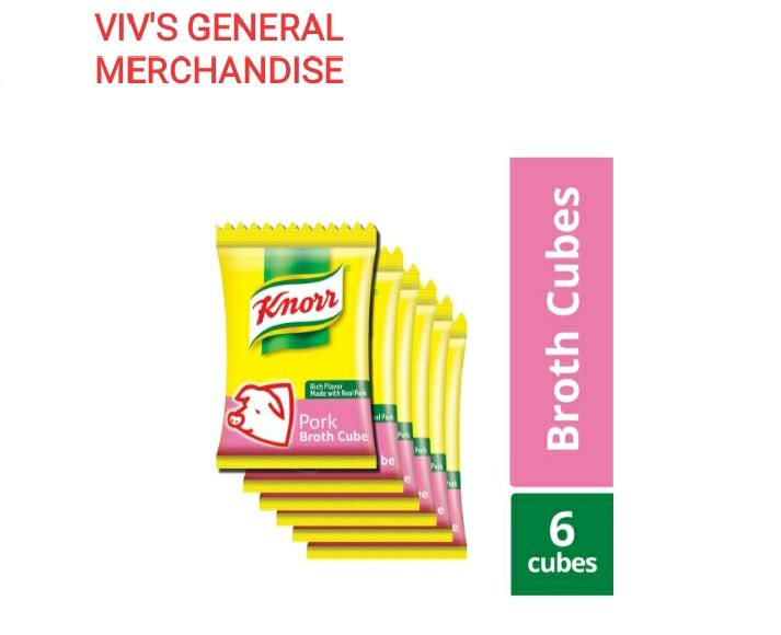 Knorr Pork Broth Cubes Singles 6s X 10g Lazada Ph