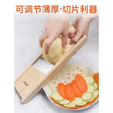 Flaking Barbecue Household Fruit and Vegetable Adjustable Handy Gadget  Thickness Longjiang Chipping Wipping Tissue Vegetable Cutting Potato Chips  Slicing Tool