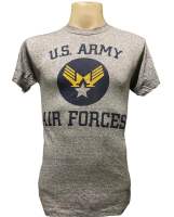 เสื้อยืด ผ้าเรยอง ลาย U.S.ARMY สไตล์วินเทจ