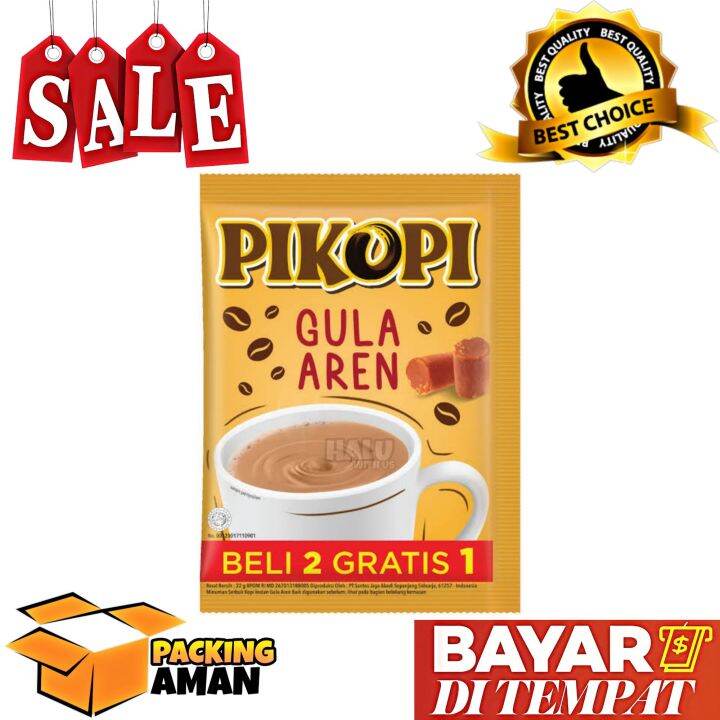 (BISA COD) PROMO 2 Sachet Kopi Gula Aren PIKOPI / Kopi Instan Murah Enak Lazada Indonesia