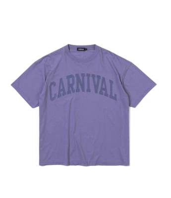 CARNIVAL SS23 ICONIC WASHED OVS T-SHIRT สีม่วง