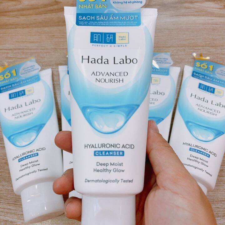 Kem Rửa Mặt Hada Labo Advanced Nourish Dưỡng ẩm Tối ưu 80g Mẫu Mới