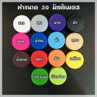 ฝาขนาด 30 มิล (100 ฝา) ฝามี 14 สีให้ลูกค้าได้เลือก