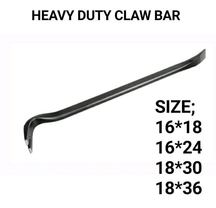 HEAVY DUTY CLAW BAR(BARETA/CABRA)18” 24”30”36” Lazada PH
