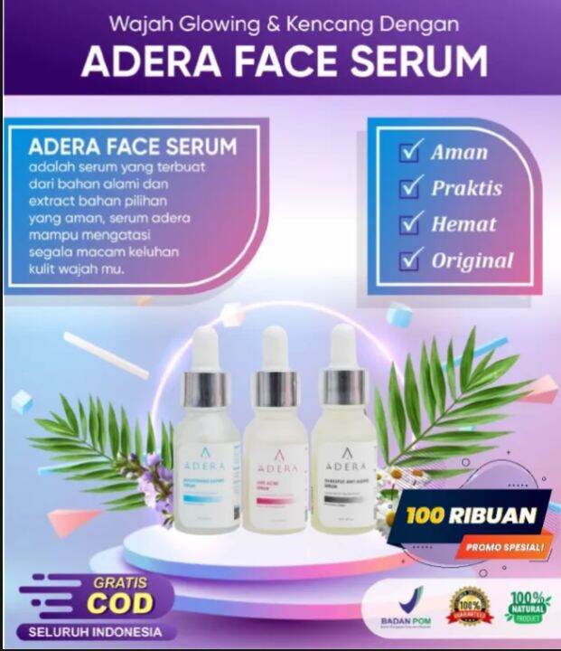 Adera Skincare Untuk Flek Hitam