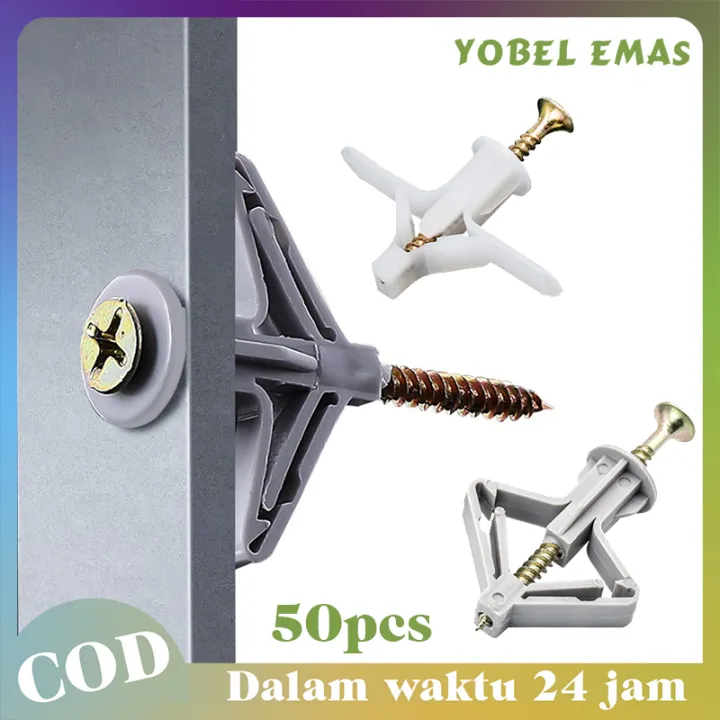 Isi 50 Expanding Anchors Aircraft/Butterfly Expansion Bolt Set/Gypsum