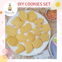 DIY Cookies​ " Happy Easter"  Set คุกกี้ แต่งหน้าเอง ด้วยรอยัลไอซิ่ง คุกกี้ 15 ชิ้น / ไอซิ่ง 5 สี