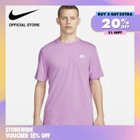 Nike Mens Sportswear Club Tee - Rush Fuchsia