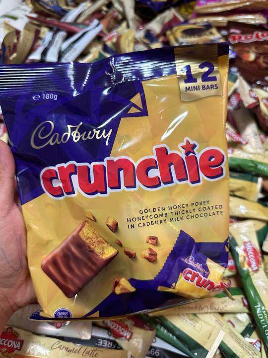 Cadbury Crunchie 12 mini chocolates bar Lazada PH