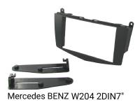 หน้ากากวิทยุ Mercedes-Benz C-CLASS W204 ปี2009-2012 สำหรับเปลี่ยนเครื่องเล่นแบบ 2DIN7"_18cm.หรือ จอ Android 7"