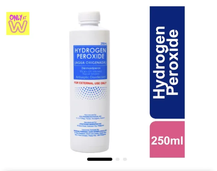 HYDROGEN PEROXIDE 250ml for Teeth Gums and Athlete’s Foot Disease ...