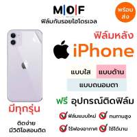 ฟิล์มหลัง iPhone มีทุกรุ่น ฟรี!อุปกรณ์ติดฟิล์ม แบบใส แบบด้าน แบบกรองแสงสีฟ้า ติดง่ายมีวิดิโอสอนติด ฟิล์ม ฟิล์มกันรอย ฟิล์มiPhone ฟิล์มกันรอยiPhone ฟิล์มไอโฟน  14,14 Pro,13,13,Pro,12,12 Pro,11,11 Pro,X,XR,XS,8,7