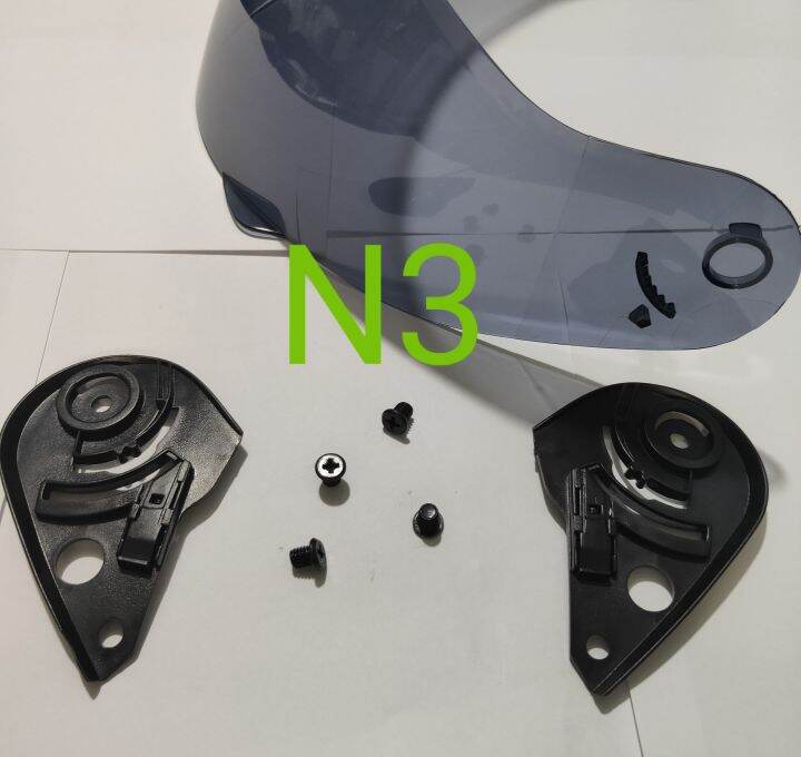 kaca visor helm Yamaha full face Cargloss vivision bonus baut paket