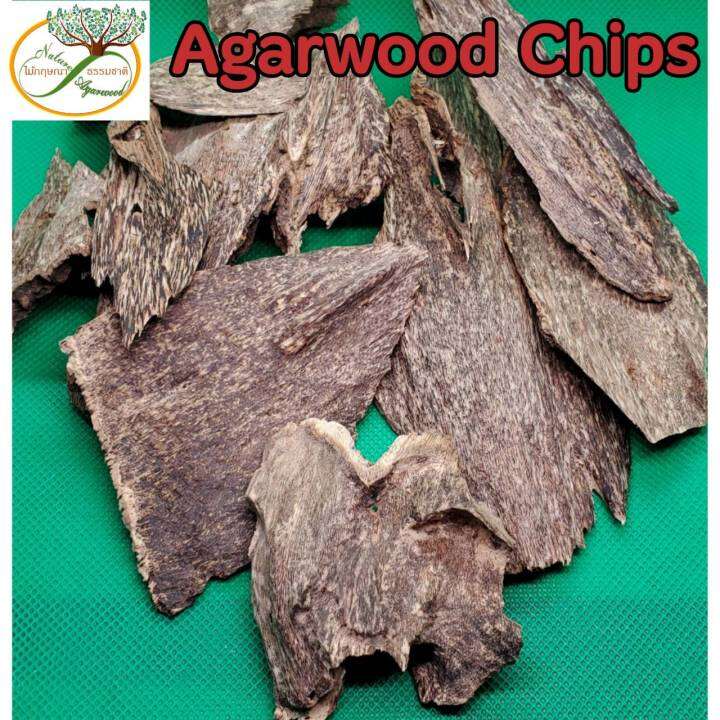 ไม้กฤษณา ไม้หอมธรรมชาติ (Agarwood Chips / Oud Chips) Lazada.co.th