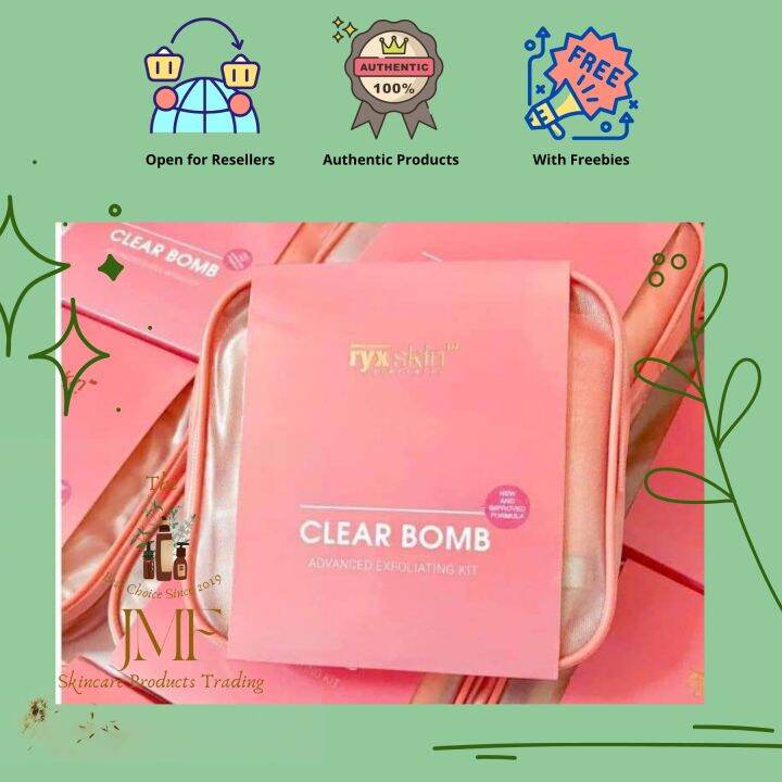 [BUY 1 TAKE 1] RYXSkin Clear Bomb Advance Exfoliating Kit Lazada PH