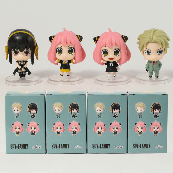 Fastshipment 4Pcs/Set S-PY×FAMILY Anime Figure Anya Loid Yor Forger ...