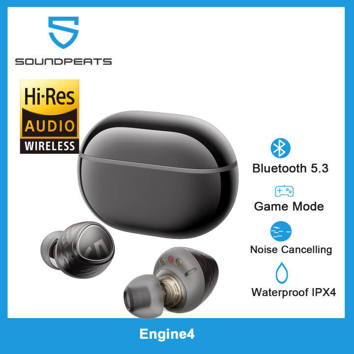 Soundpeats Engine4 Bluetooth V5.3 HiRes LDAC DualDevice Connection