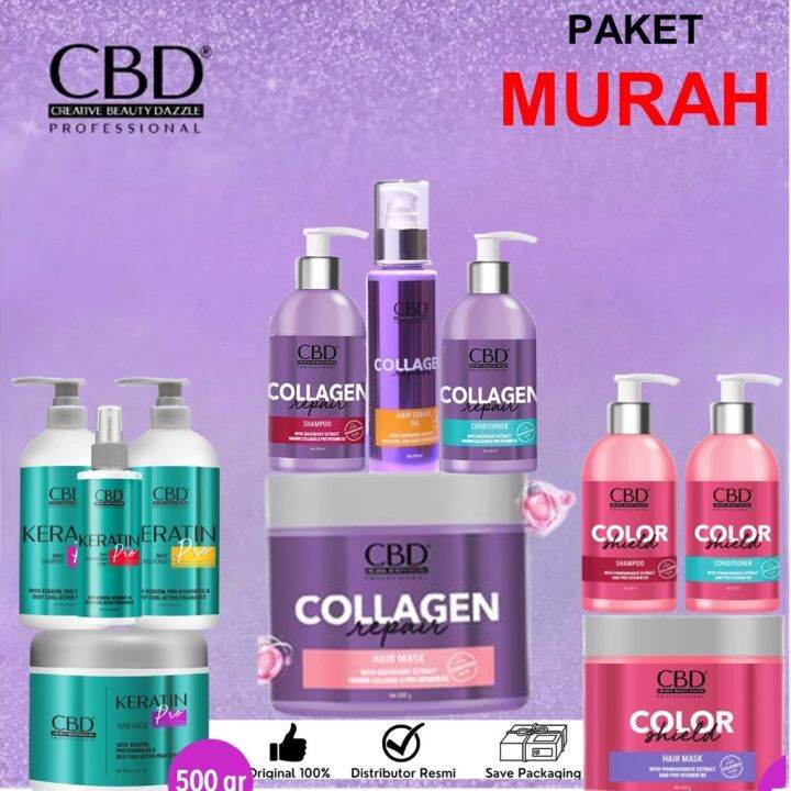 CBD Profesional Series Keratin/Color Shield/Collagen Shampoo 250mll All ...