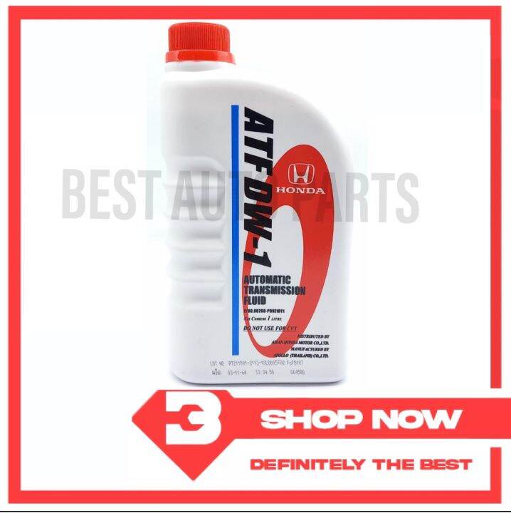 Genuine Honda ATF Automatic Transmission Fluid DW-1 1 Liter ATF-HONDA ...