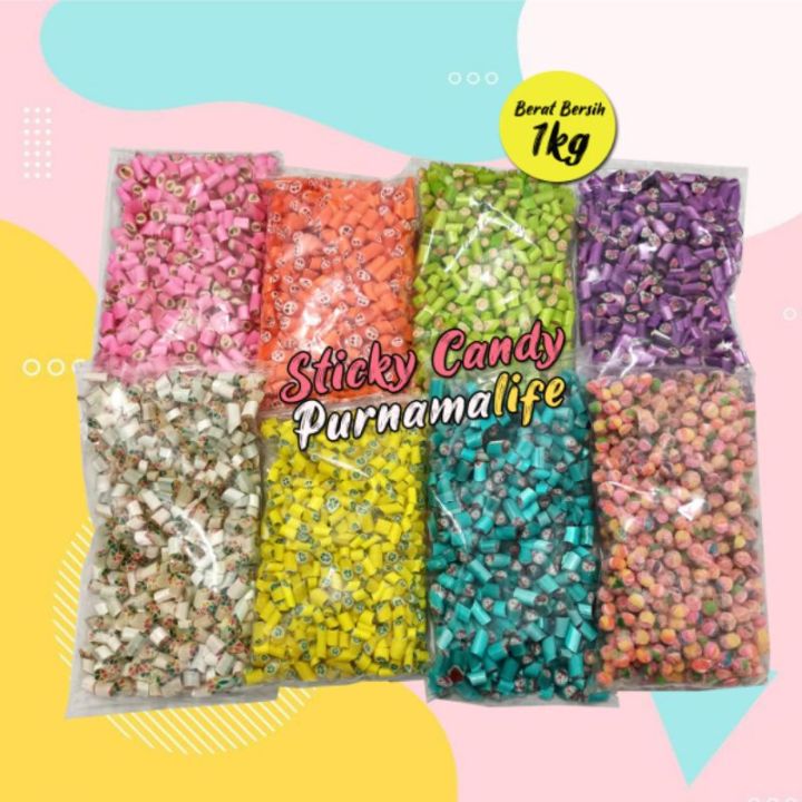 Permen Sticky Candy Kemasan 1kgpermen Unik Stick Lazada Indonesia 9258