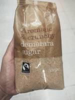 Waitrose Demerara Sugar500g. น้ำตาลทรายชนิดเม็ด เวทโทรส 500กรัม