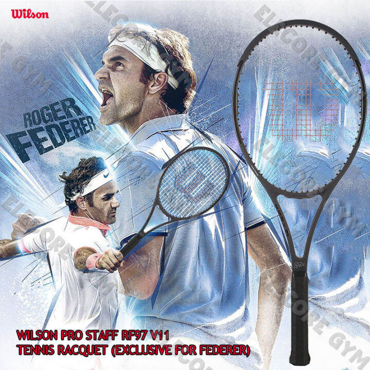 WILSON PRO STAFF RF97 V11 Tennis Racquet (Exclusive for Federer) WRT73181  With Wilson Racquet Bag | Lazada PH