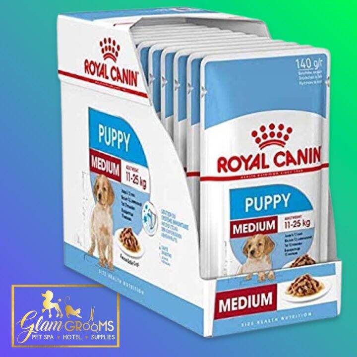 Royal Canin Medium Puppy Wet Food 140g/10 pouches | Lazada PH