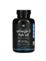 (Sports research) Omega-3 Fish Oil Triple Strength 1,250 mg 120 Softgels