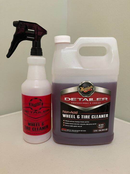 Meguiar’s Non Acid Wheel and Tire Cleaner (repack) with Sprayer Lazada PH