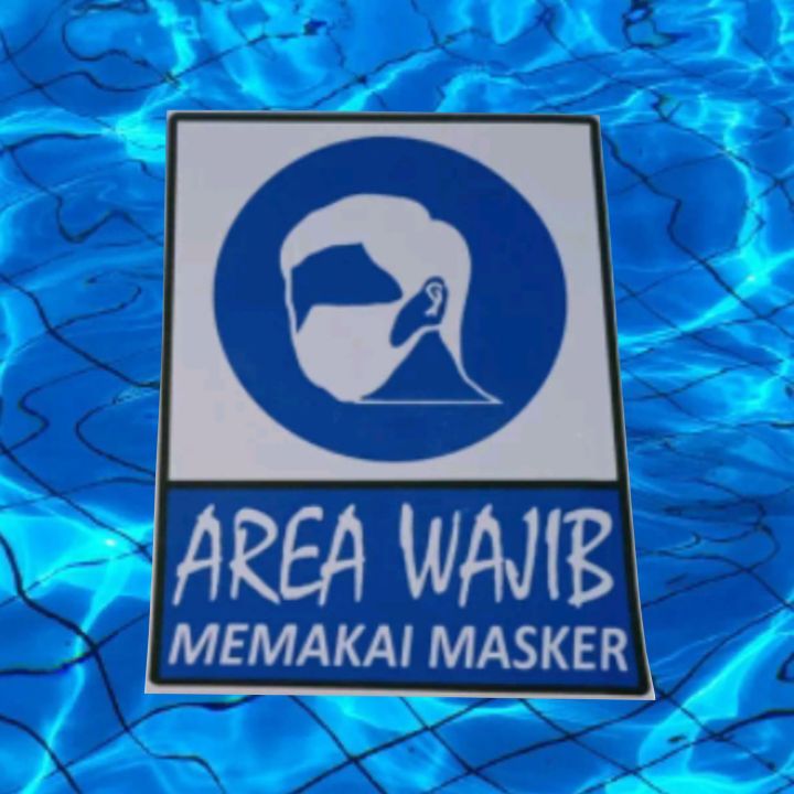 Stiker Wajib Pakai Masker Lazada Indonesia