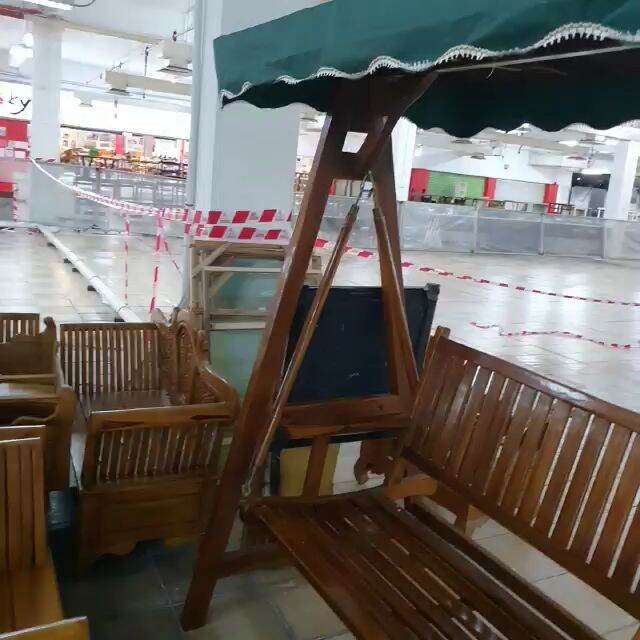 Buain kayu Jati Swing Chair kayu jati Solid wood outdoor swing Chair