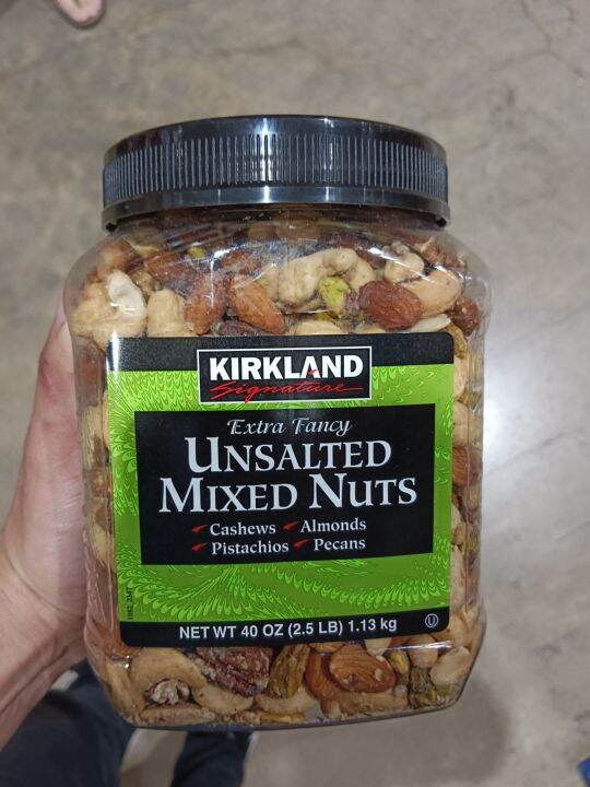 KIRKLAND SIGNATURE FANCY MIXED NUTS UNSALTED 1134G. Lazada PH