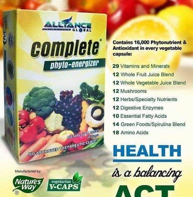 Authentic Complete Phyto-Energizer 30 Capsule Dietary Supplement (June ...