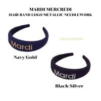 พร้อมส่ง Mardi mercredi ที่คาดผม แท้ 100% สีน้ำเงินทอง และสีดำเงิน