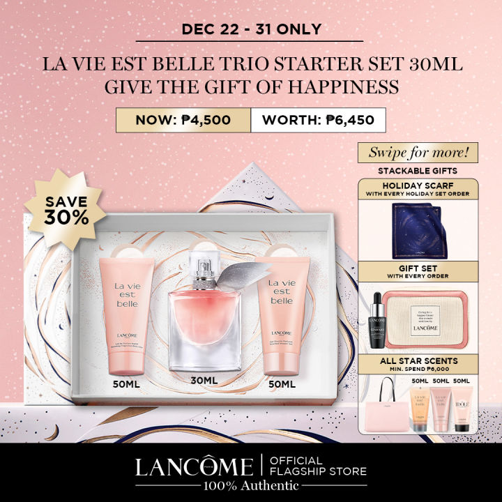 Lancôme LA VIE EST BELLE TRIO STARTER SET 30ml - Floral Gourmand ...