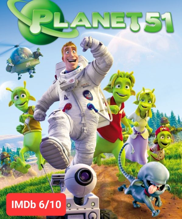 DVD บุกโลกคนตัวเขียว Planet 51 : 2006 #หนังการ์ตูน
(ดูพากย์ไทยได้-ซับไทยได้) ผจญภัย คอมเมดี้